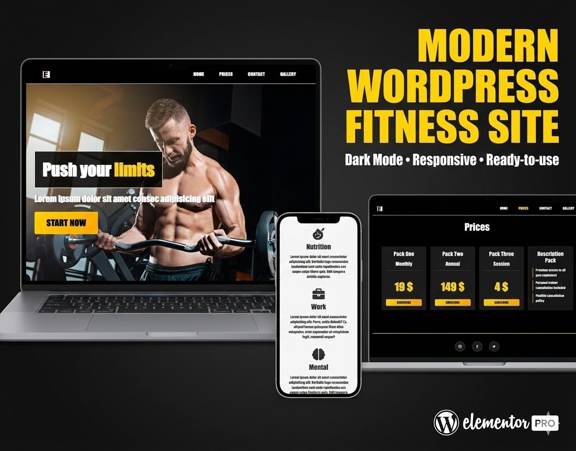 Fitness Bold Theme